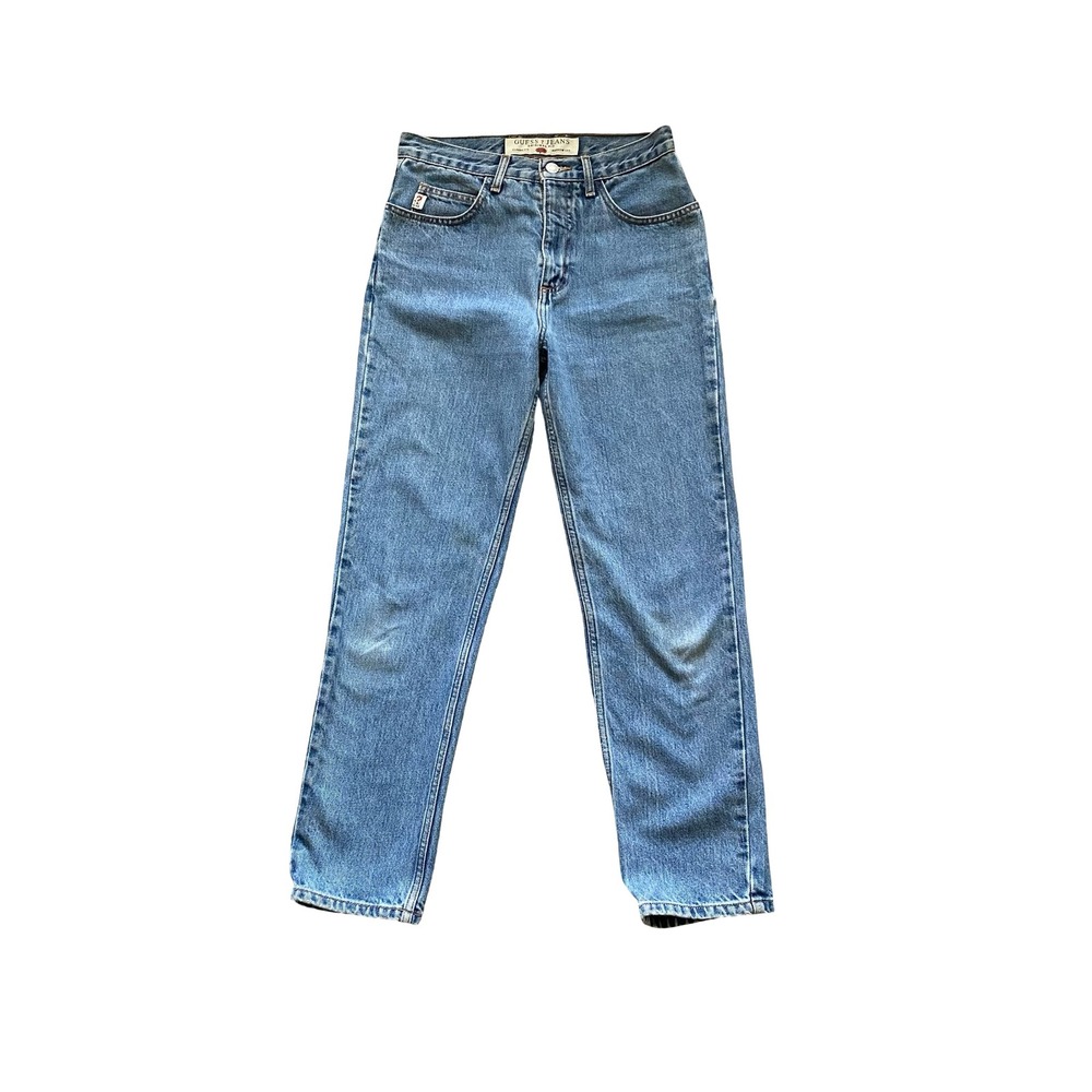 Vintage Guess Women's Jeans 050 Classic Fit Narrow Leg High Rise Medium Wash